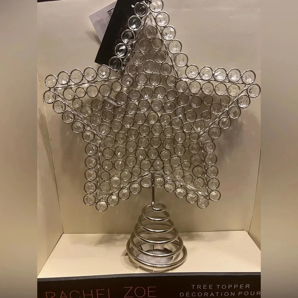 Rachel Zoe Crystal Star Christmas Tree Topper box - not included due too weight - Picture 5 of 16
